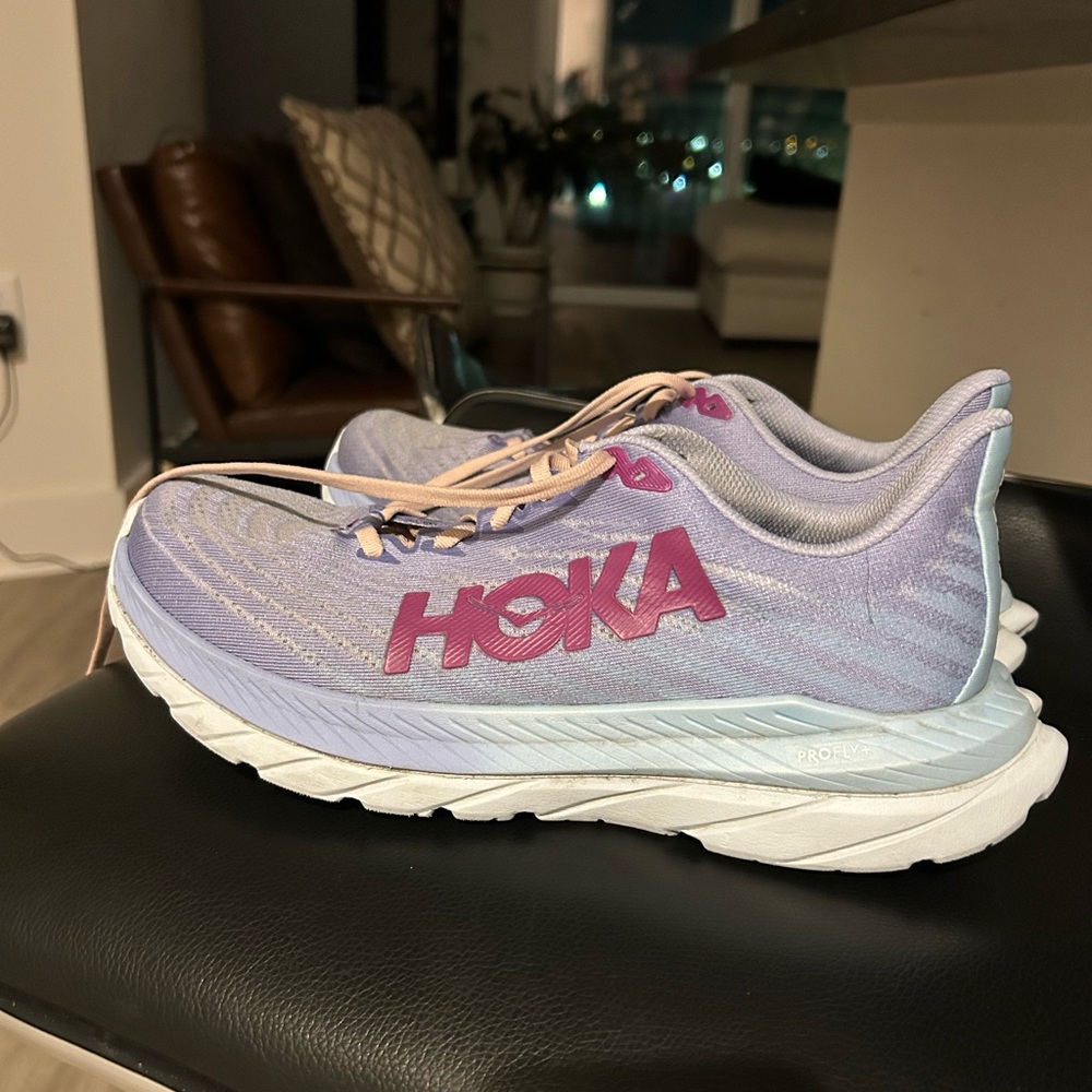 Hoka Women's Lavender and Pink Athletic Shoes